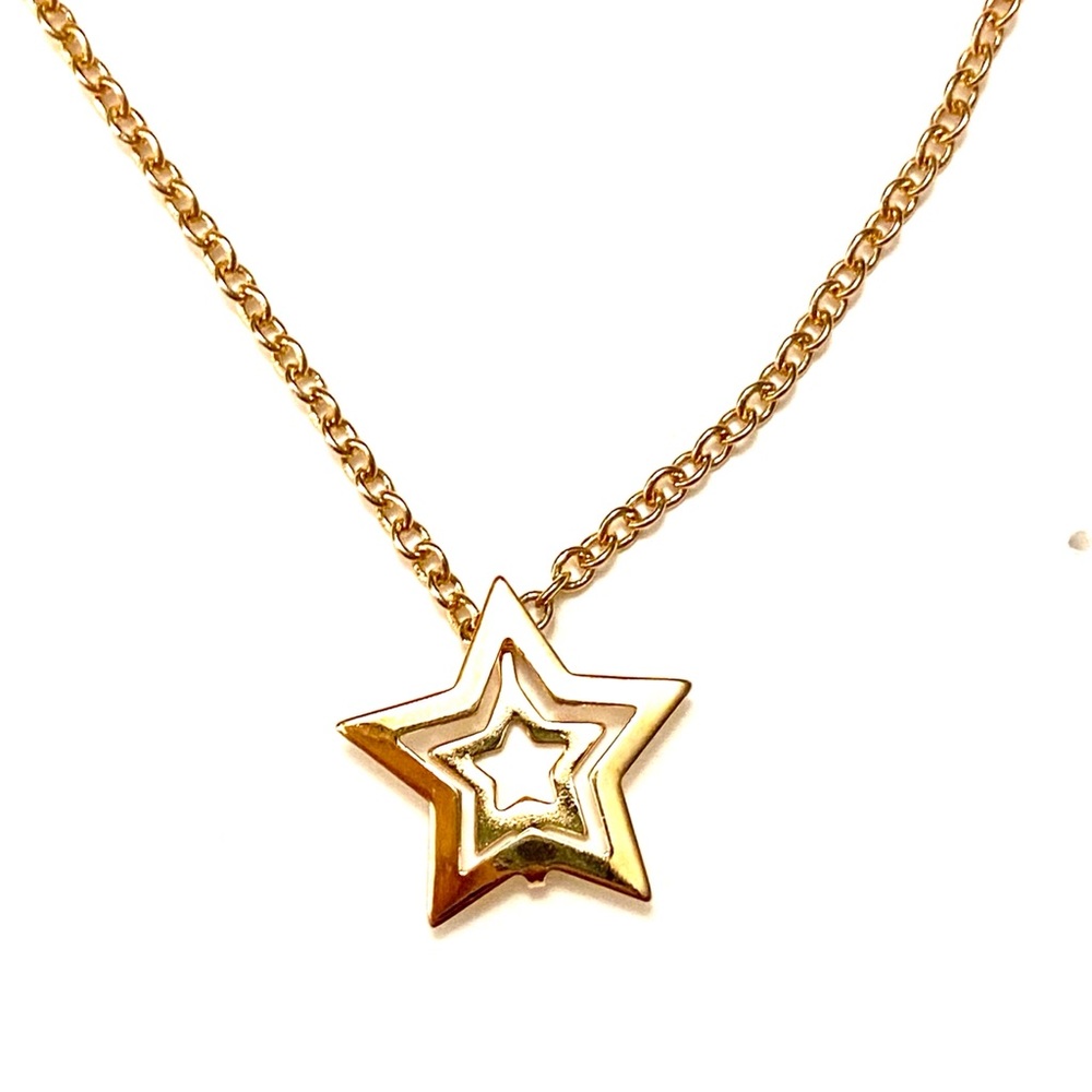 AVON Vintage 1970s STAR ⭐️ Necklace Gold